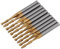 10pcs Schaftfräser Schaftfräser Langer Schaftfräser 2mm Fräser Flöte Fräser Titan Beschichtet Gravur Fräser Schneidwerkzeug Set Zum Gravieren 3,175 Mm Schaft