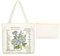 FORBELL Leinentragetaschen, Jutebeutel mit Reißverschluss, 35×35×8cm Retro Stoffbeutel Bedruckt, Geeignet für die Tägliche Reise, Einkaufen, Reisen, Schule (Petunie)