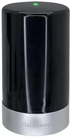 Tapón con Bomba de Vacío Automático con Indicador Luminoso, Ideal para Conservar el Vino Negro