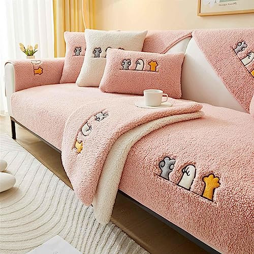 MTHGH sofaschutz，Samt rutschfest l Form 1 2 3 4 Sitzer Sofabezug ，sofaschoner Katze Hund Decke ecksofa Outdoor Sofa Überwurf,B-70x90cm