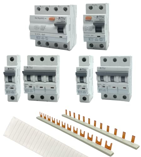 Leitungsschutzschalter Sicherungsautomat LS-Schalter Hauptschalter B 6A 63A (3Pol 25A)