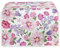 TOADDMOS Pink Floral Print Toaster Covers 4 Slice Wide Slot Decorative,Small Kitchen Appliance Bread Maker Dust and Fingerprint Protection