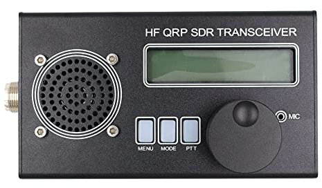 Yklhsocneg USDX USDR HF QRP ricetrasmettitore SDR SSB/CW 8 bande SDR + microfono + 6000 mAh + caricatore spina UE