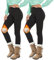 DDOBB 2er Pack Thermo Leggings Damen mit Fleece Gefütterte Leggins High Waist Thermohose Blickdicht Sportleggins Winter Warme Hose für Alltag(Schwarz*2, L)