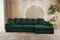 Kaiser Möbel, Sofa mit schlaffunktion, mit Bettkasten, Schlafsofa Gabon, Designer L-Form Sofa, Modern Design Couch, Polsterecke, Freistehend, Stoff- Samt Riviera Grün Links