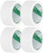 PATIKIL Pickleball Hofband 2 x 66ft 4Stk Pickleball Hof Markierungs Set für Drinnen/Draußen Tennis Volleyball Badminton Hof Weiß