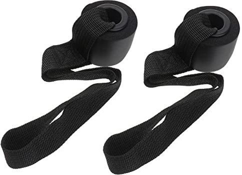 WOONEKY Türanker Zugseil Türschnalle Trainingsgeräte Schwarzes Fitness-Gummiband