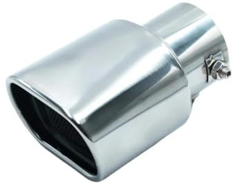 Auto-Endschalldämpfer Für Citroen Für C3-XR Für C3XR 2015-2020 1-teiliges Edelstahl-Auspuffrohr Schalldämpfer Endrohr Schalldämpfer Spitze Hinterer Schwanz Hals Auto Auspuff Endrohr(1PCS-Style-F)
