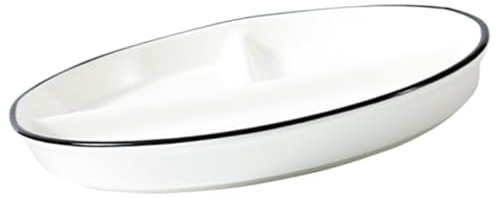 Gatuida Ensemble Dassiettes Diététiques En Céramique - Assiettes Repas Blanches Divisées Pour Enfants Et Adultes Plateaux De Service À 3 Compartiments Pour Cuisines Et Restaurants