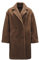 OPUS Damen Mantel | Teddymantel HONISE Loose im Oversize Look Cocoa, 42