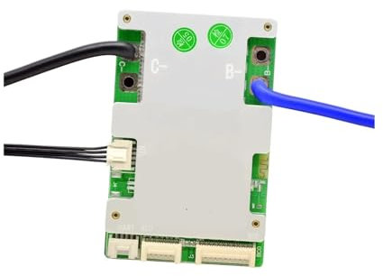 CIJIAOPOYU Li-Ionen-Batterieschutzplatine BMS Batterie-Equalizer 10s-17s 36V 48V 60V 20A-120A(80A Build-in,10S-17S NMC)