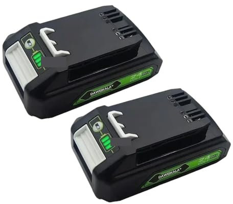 WVGFAUXA Batteria al Litio, Compatibile con Greenworks, Batteria agli Ioni di Litio da 24 V 5,0 Ah(24V GLB-2.0Ah X 2)