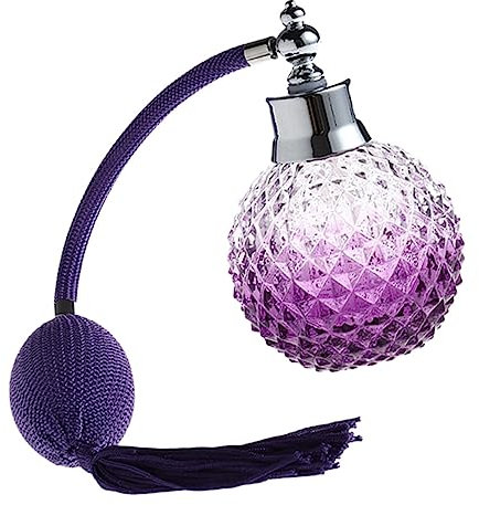 DONFAMDS Botella de Perfume Vintage Rellenable con Atomizador de Cristal Diseño de Piña para Perfume Loción y Aceite Accesorio Decorativo para Sala y Dormitorio