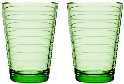 Iittala Aino Aalto Glas 33 cl Apfelgrün 2er-Set