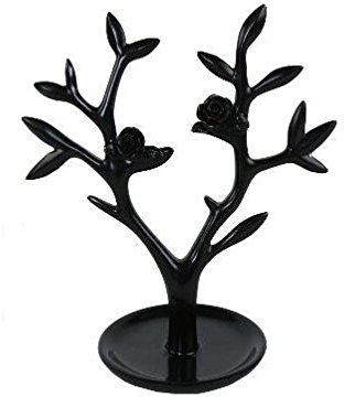 Schmuckbaum Vogel, Eule oder Blume schwarz, Modell:Blume