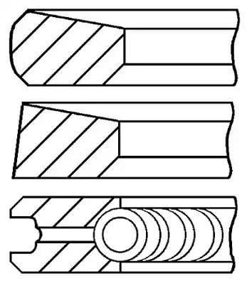 Goetze Engine 08 – 287100 – 00 Kolben-Scheinwerfer-Set