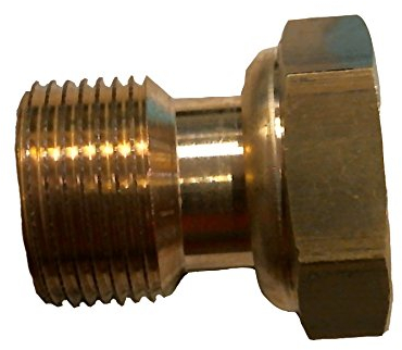 Boutté 3140043 ER27 Raccord compteur laiton mâle/femelle 20 x 27 écrou mobile