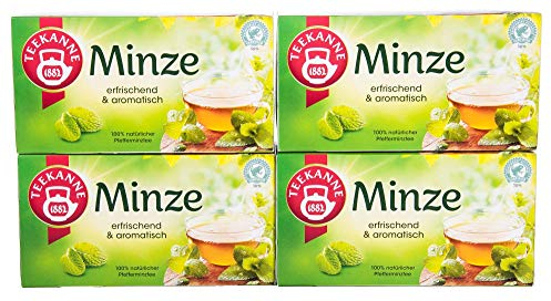 Teekanne Erfrischende Minze, 4er Pack (4 x 20 Teebeutel), 4 x 45 g