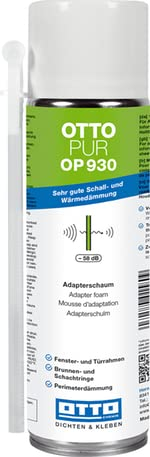 OTTOPUR OP 930 Adapterschaum mit sehr guter Schall- und Wärmedämmung 750 ml Aerosol Dose
