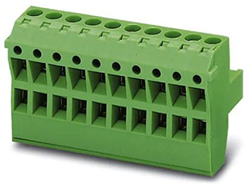PHOENIX CONTACT TMSTBP 2,5/5-ST-5,08 Leiterplattenstecker, Nennquerschnitt 2,5 mm², Grün, Anzahl der Anschlüsse 10, Artikelfamilie TMSTBP 2,5/..-ST, Rastermaß 5,08 mm, 50 Stück