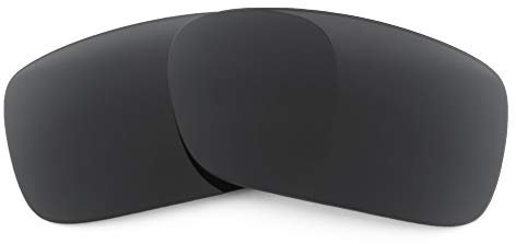 Revant Verres de Rechange Compatibles avec Oakley Crankcase, Polarisés, Noir Furtif,