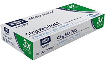 Wrapmaster 4500 cling film refills 45cm x 300m (3) by Wrapmaster