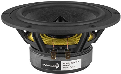 Dayton Audio RS180P-4 7 Reference Paper Woofer 4 Ohm