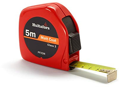Hultafors Bandmaß PFX 5, 366103, 5m Premium Handwerkermassband
