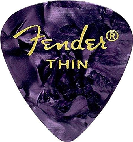 Fender 098-2351-176 351 Shape Premium Picks, Thin, Purple Moto, 144 Count