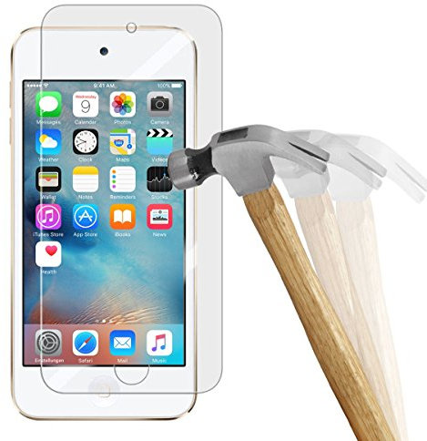 wortek Premium 9H Verre de protection d'écran en verre trempé pour Apple iPod Touch 5 & 6 / Verre de protection / Verre de protection / Verre de protection / Verre de protection / Verre de protection