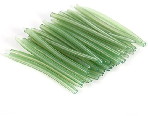 30 Stücke Karpfen Angelhaken Ärmel, Anti Verwicklung Haken Linie Rig Tubes Tackle Zubehör 54mm
