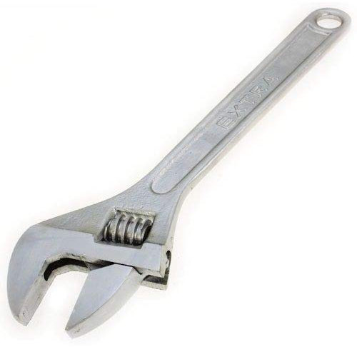 Unibos | Adjustable Spanner | Extra Long (24”) Wrench | Heavy Duty | Professional | 65 mm Jaw Opening | Quality Hand Tool | Plumbing/DYI | Classic Monkey Wrench