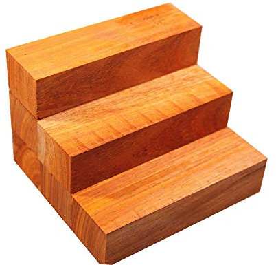 Various Craft Wood Turning Blanks Bottle Stopper Woodworking Project Kits 127mmx40mmx40mm (10, Africa Padauk)