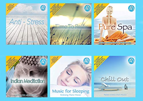 12 CD Wellness Relax - Entspannungsmusik, Meditation, Musik zum Schlafen