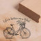 Stempel Fahrrad Life is better on a bike - Motivstempel ca. 48 x 38 mm