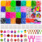 Lrikas Scatola Braccialetti Elastici Fasce in Silicone per Fare Braccialetti Colorati Loom Kit per Bracciali