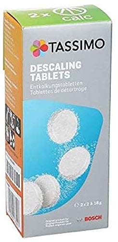 Entkalkungstabletten TCZ6004, kompatibel mit Bosch Tassimo, 4 Stück