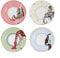 Set 4 Assiettes Animaux 16cm