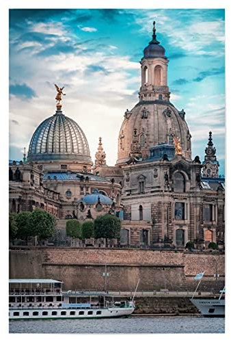 artboxONE Poster 30x20 cm Städte Brühlsche Terrasse, Dresden - Bild Dresden Architecture Architektur