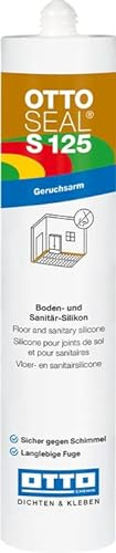 OTTOSEAL S 125 geruchsarmes Boden- & Sanitär-Silikon C8340 matt basaltgrau 310ml – Geruchsarm – Sicher gegen Schimmel – Ideal für Bad, Küche & Wohnbereich, innen wie außen