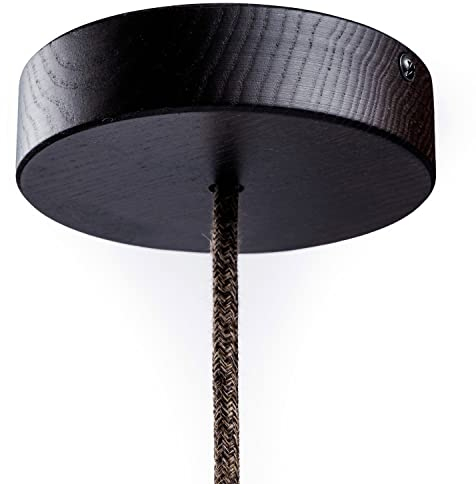 creative cables Kit Rosace en Bois - Effet Wengé