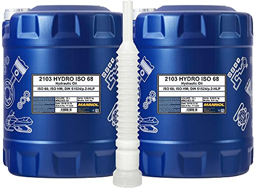 2 x10 Liter, MANNOL 2103 Hydro ISO 68 Hydrauliköl (2,80€/Liter)