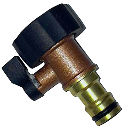 KANANA Vanne 3/4 laiton avec robinet d'arrêt pour tuyau d'arrosage GA431
