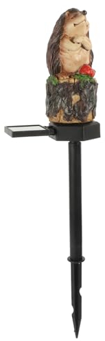 Igel Gartenstecker Solar Gartenleuchte Solarleuchte Gartenfigur Gartenbeleuchtung Solarstecker Wegbeleuchtung Leuchtst?be Garten Dekolampe für Terrasse Villa Rasen Gehwege B?ume