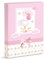 Album photo de naissance cm 21x28 avec poches contient 200 photos cm 13x18, cigogne rose