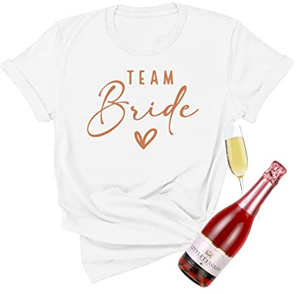 JGA T Shirt Team Braut,Tshirt Frauen,Junggesellenabschied T-Shirt,Brautjungfer Tshirt