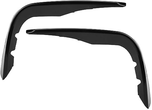 Aramox Coupe-vent pour Pare-chocs Avant, Coupe-vent pour Pare-chocs Avant Aileron de Voiture ABS Brillant Noir Antibrouillard pour Benz GLC-Class X253 C253 AMG-Line