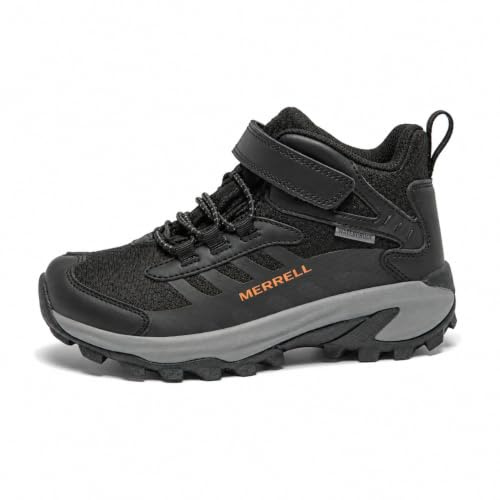 Merrell Unisex Moab Flight Sneaker, Schwarz, 32 EU
