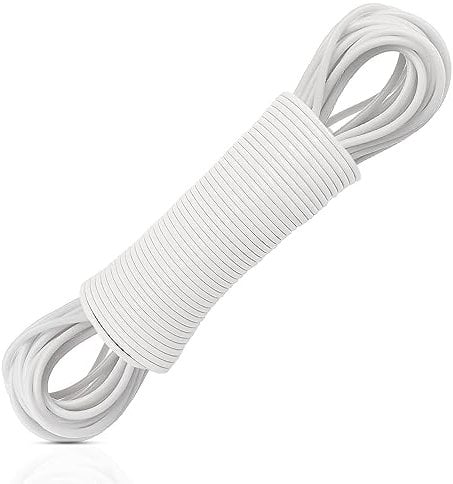 Replacement Rotary Washing Line Rope 46M/150ft Long Outdoor Clothes Line Sturdy, Durable and Weather Resistant | 2.8mm Thick PVC Washing Line