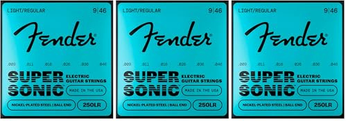 Fender Super 250 String Set - 250LR (009/046) - Nickel-Plated Steel - Ball Ends, 0730250404